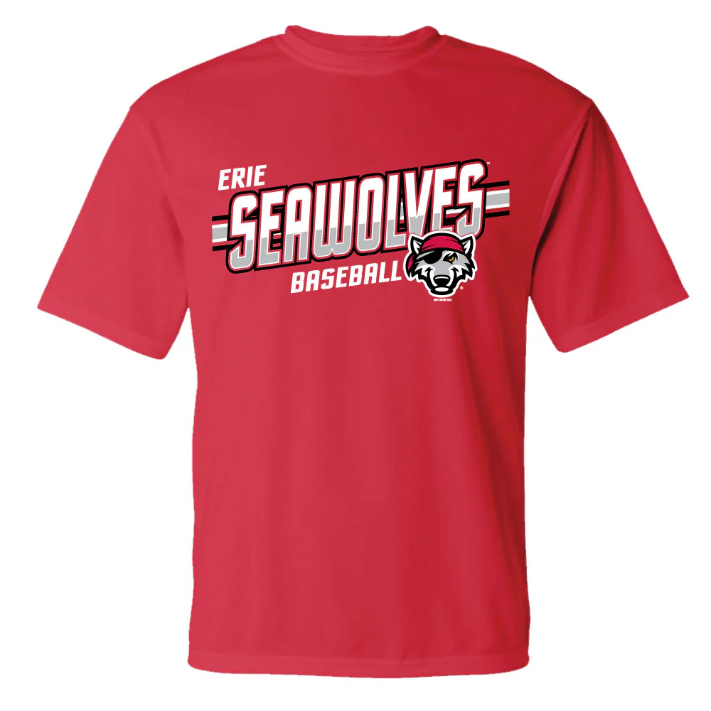 Erie SeaWolves BR Foul Ball Performance Tee