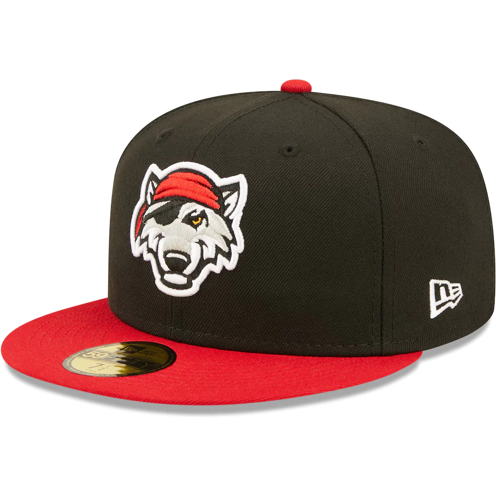 Erie SeaWolves Alternate Black New Era 59FIFTY On-Field Cap