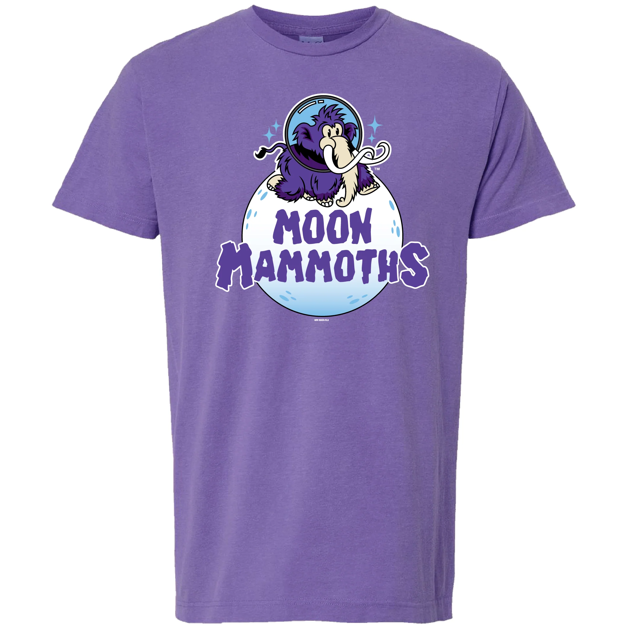 Erie SeaWolves "Love You to the Moon and Back" Moon Mammoths Bundle - (2) Adjustable Caps, (2) Tees,  (1) Baseball, (1) Pin - Image 6