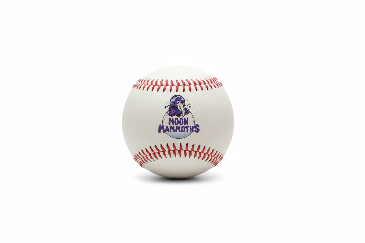Erie SeaWolves "Love You to the Moon and Back" Moon Mammoths Bundle - (2) Adjustable Caps, (2) Tees,  (1) Baseball, (1) Pin - Image 7