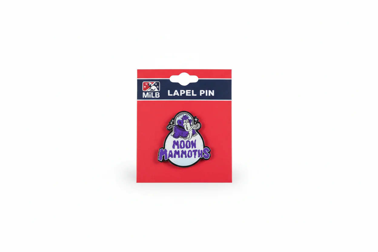 Erie SeaWolves PSG Moon Mammoths Lapel Pin