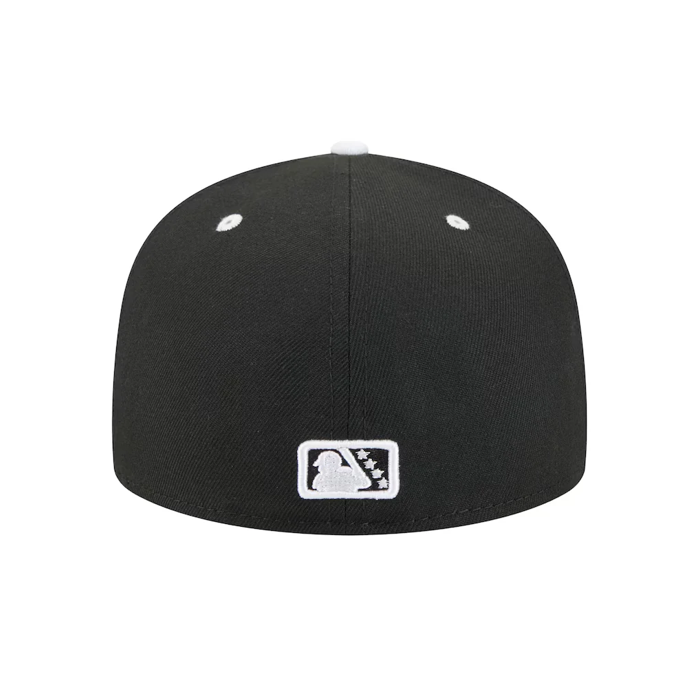 Erie SeaWolves NEC Fauxback Black On-Field 59FIFTY - Image 2
