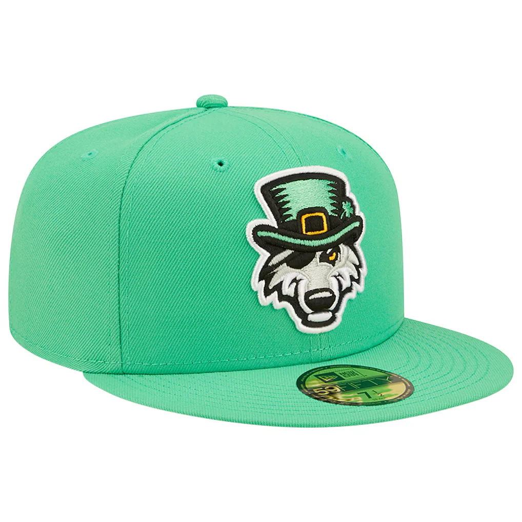 Erie SeaWolves NEC Irish Wolf 59FIFTY On-Field Cap - Image 3