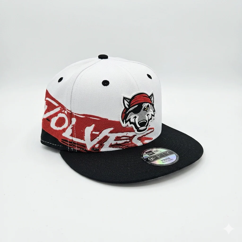 Erie SeaWolves NEC Youth Swept 9FIFTY Adjustable Snapback Cap
