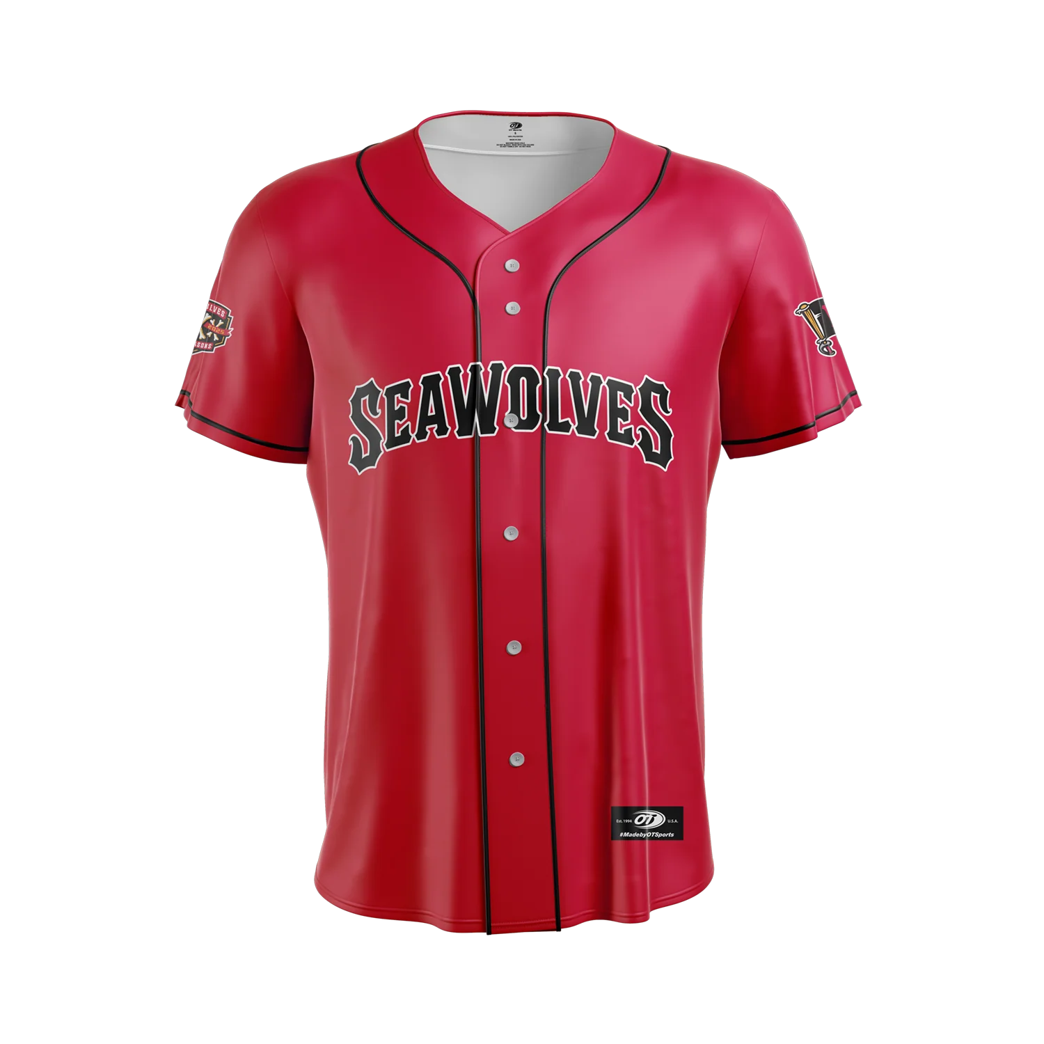 Erie SeaWolves OT Red Jersey